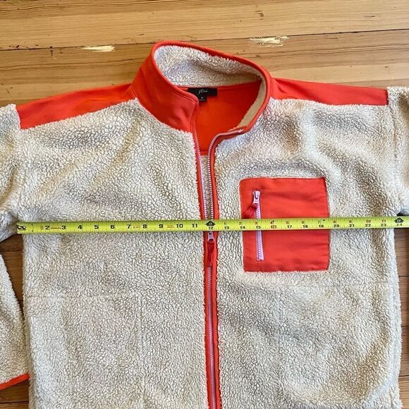 J. Crew superplush Sherpa full zip jacket. Size M. - Picture 11 of 16